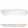 Lente Pisca Retrovisor Hyundai Santa Fe Veracruz 2008 2009 2010 2011 2012 Lado Esquerdo Motorista