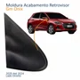 Moldura Acabamento Retrovisor Gm Onix 2020 2021 2022 2023 2024 Texturizado Lado Direito Passageiro