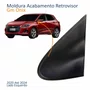 Moldura Acabamento Retrovisor Gm Onix 2020 2021 2022 2023 2024 Texturizado Lado Esquerdo Motorista