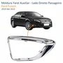 Moldura Farol Auxiliar Ford Fusion 2010 Até 2012 Cromada Lado Direito Passageiro