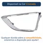 Moldura Farol Auxiliar Ford Fusion 2010 Até 2012 Cromada Lado Direito Passageiro