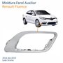 Moldura Farol Auxiliar Renault Fluence 2014 Até 2019 Cromado Lado Direito Passageiro