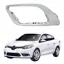 Moldura Farol Auxiliar Renault Fluence 2014 Até 2019 Cromado Lado Esquerdo Motorista