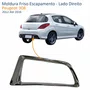Moldura Friso Escapamento Peugeot 308 2012 Até 2016 Cromado Lado Direito Passageiro