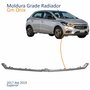 Moldura Grade Radiador Gm Onix 2017 2018 2019 Superior Cinza