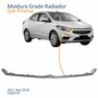 Moldura Grade Radiador Gm Prisma 2017 2018 2019 Superior Cinza