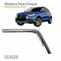 Moldura Parachoque Dianteiro Mitsubishi Asx 2017 Até 2022 Inferior Cromado Lado Esquerdo Motorista