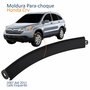 Moldura Para-choque Dianteiro Honda Crv 2007 2008 2009 2010 2011 Lado Esquerdo Motorista