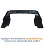 Moldura Parachoque Dianteiro Renault Duster 2020 Até 2025 Preta Inferior Central