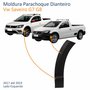 Moldura Parachoque Dianteiro Vw Saveiro G7 G8 2017 Até 2023 Lado Esquerdo Motorista