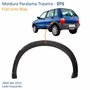Moldura Paralama Traseiro Fiat Uno Way 2004 Até 2013 DTS Preto Lado Esquerdo Motorista