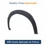 Moldura Paralama Traseiro Fiat Uno Way 2004 Até 2013 DTS Preto Lado Esquerdo Motorista