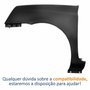 Para-lama Dianteiro Renault Clio 2012 2013 2014 2015 2016 Lado Esquerdo Motorista