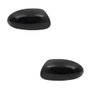 Par Capa de Retrovisor Ford Focus 2000 Até 2008 Black Piano