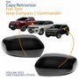 Par Capa Retrovisor Fiat Toro 2016 Até 2023 Jeep Compass Commander 2016 Até 2023 Liso
