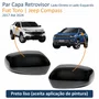 Par Capa Retrovisor Fiat Toro Jeep Compass 2017 Até 2024 ORIGINAL