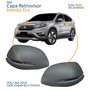 Par Capa Retrovisor Honda Crv 2012 Até 2014 Com Furo Para Seta