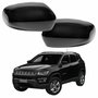 Par Capa Retrovisor Jeep Compass 2016 Até 2023 Texturizado