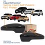 Par Capa Retrovisor Vw Fox Gol Golf Saveiro Up Voyage 2013 2014 Liso Com Furo