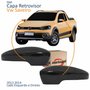 Par Capa Retrovisor Vw Saveiro 2013 2014 Liso Com Furo