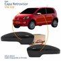Par Capa Retrovisor Vw Up 2013 2014 Liso Com Furo
