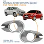 Par Copo Grade Milha Fiat Palio BBB Siena 2008 2009 2010 2011 2012 Cromado