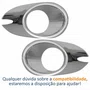 Par Copo Grade Milha Fiat Siena 2008 2009 2010 2011 2012 Cromado