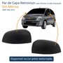 Par de Capa Retrovisor Gm Meriva 2007 Até 2012 Texturizado