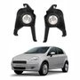 Par de Farol Auxiliar de Milha Fiat Punto 2007 Até 2012 Com Suporte