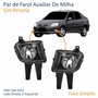 Par de Farol Auxiliar De Milha Gm Prisma 2007 Até 2012