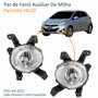 Par de Farol Auxiliar De Milha Hyundai Hb20 2012 Até 2015 Par de Farol Auxiliar De Milha Hyundai Hb20 2012 Até 2015