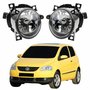 Par de Farol Auxiliar De Milha Vw Fox 2003 Até 2010 Original Arteb