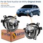 Par de Farol Auxiliar De Milha Vw Fox Polo 2003 Até 2006 Original Arteb