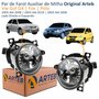 Par de Farol Auxiliar De Milha Vw Gol G4 2005 Até 2008 Fox 2003 Até 2010 Polo 2003 Até 2006 Original Arteb