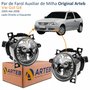 Par de Farol Auxiliar De Milha Vw Gol G4 2005 Até 2008 Original Arteb
