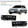 Par de Farol Auxiliar De Milha Vw Golf 1999 Até 2006