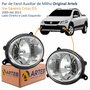 Par de Farol Auxiliar De Milha Vw Saveiro Cross G5 2009 Até 2013 Original Arteb