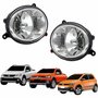 Par de Farol Auxiliar De Milha Vw Saveiro Cross G5 2009 Até 2013 Saveiro Cross G6 2013 Até 2016 Crossfox 2011 Até 2014 Original Arteb