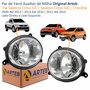 Par de Farol Auxiliar De Milha Vw Saveiro Cross G5 2009 Até 2013 Saveiro Cross G6 2013 Até 2016 Crossfox 2011 Até 2014 Original Arteb