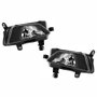 Par de Farol Auxiliar de Milha Vw Virtus 2017 Até 2022 Máscara Preta