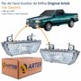 Par de Farol Auxiliar Vw Saveiro 1986 Até 1997 Original Arteb