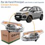 Par de Farol Citroen Aircross 2011 Até 2015 Cromado Depo