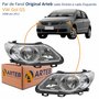 Par de Farol Dianteiro VW Gol G5 2008 Até 2012 Original Arteb Foco Duplo Máscara Cromomix