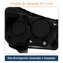 Par de Farol Fiat Argo Cronos 2016 Até 2024 Máscara Negra Sem Led