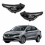 Par de Farol Fiat Cronos 2024 Até 2025 Máscara Negra Sem Led