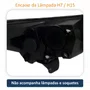 Par de Farol Fiat Cronos 2024 Até 2025 Máscara Negra Sem Led