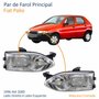 Par de Farol Fiat Palio 1996 Até 2000 Foco Duplo