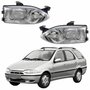 Par de Farol Fiat Palio Weekend 1996 Até 2000 Original Arteb Foco Duplo Vidro