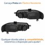 Par de Farol Fiat Siena G2 2001 Até 2007 Original Arteb Foco Duplo Carcaça Preta