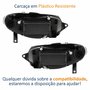 Par de Farol Fiat Siena G3 2003 Até 2012 Original Arteb Máscara Cromada Com Aro Cromado Foco Duplo